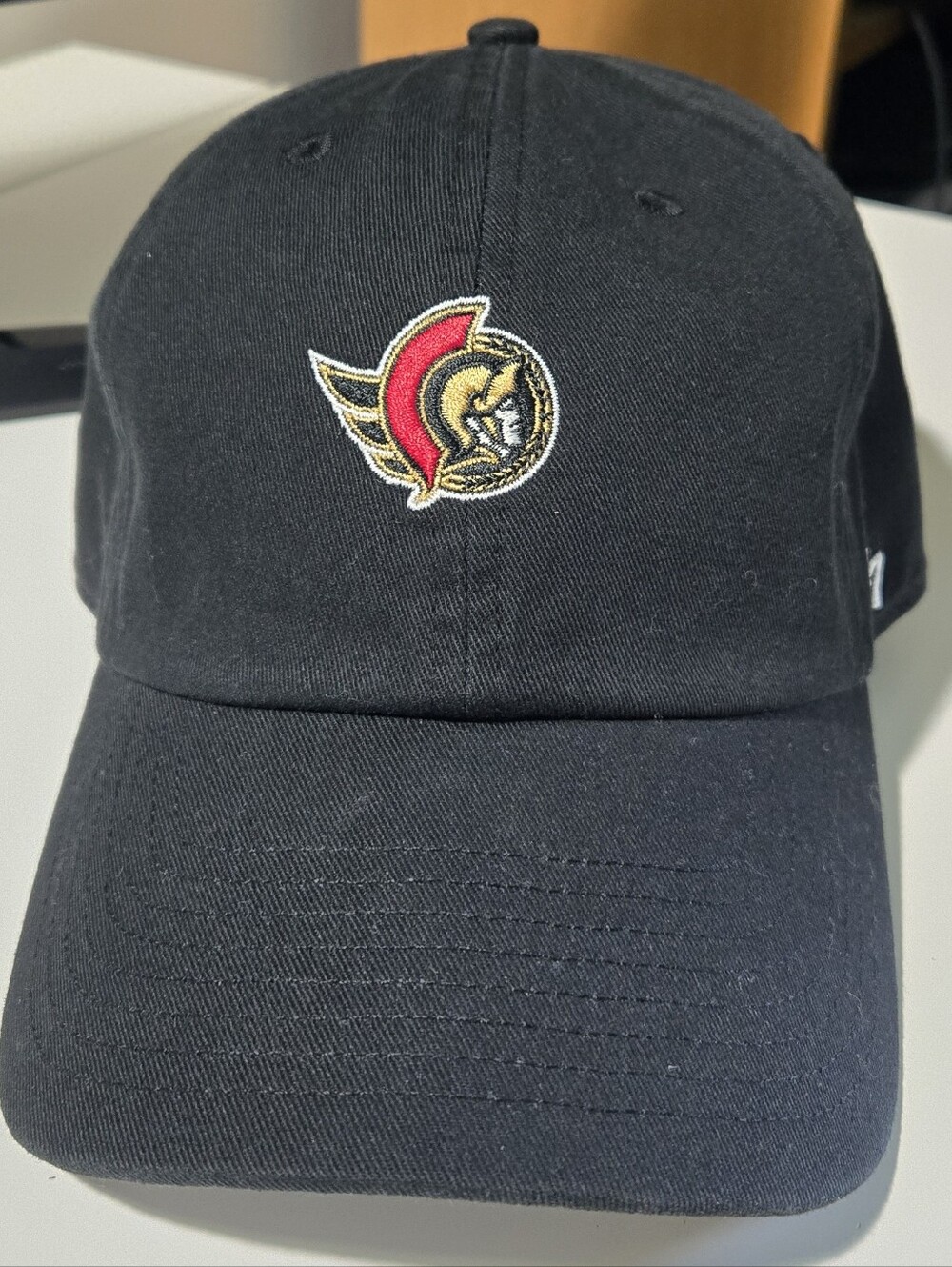 47 Brand Ottawa Senators Women's Base Runner Clean Up Cap Black